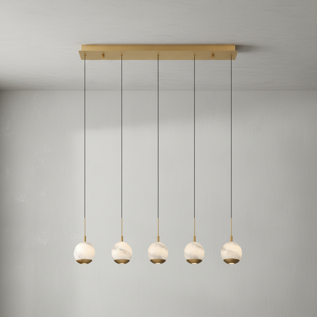 Luster Gaze Kimma Lights Linear LED Chandelier - Studio Shot
