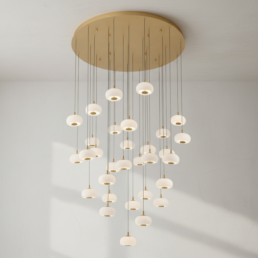 Luster Gaze Lanterns 31 Light Round LED Chandelier - Studio Shot