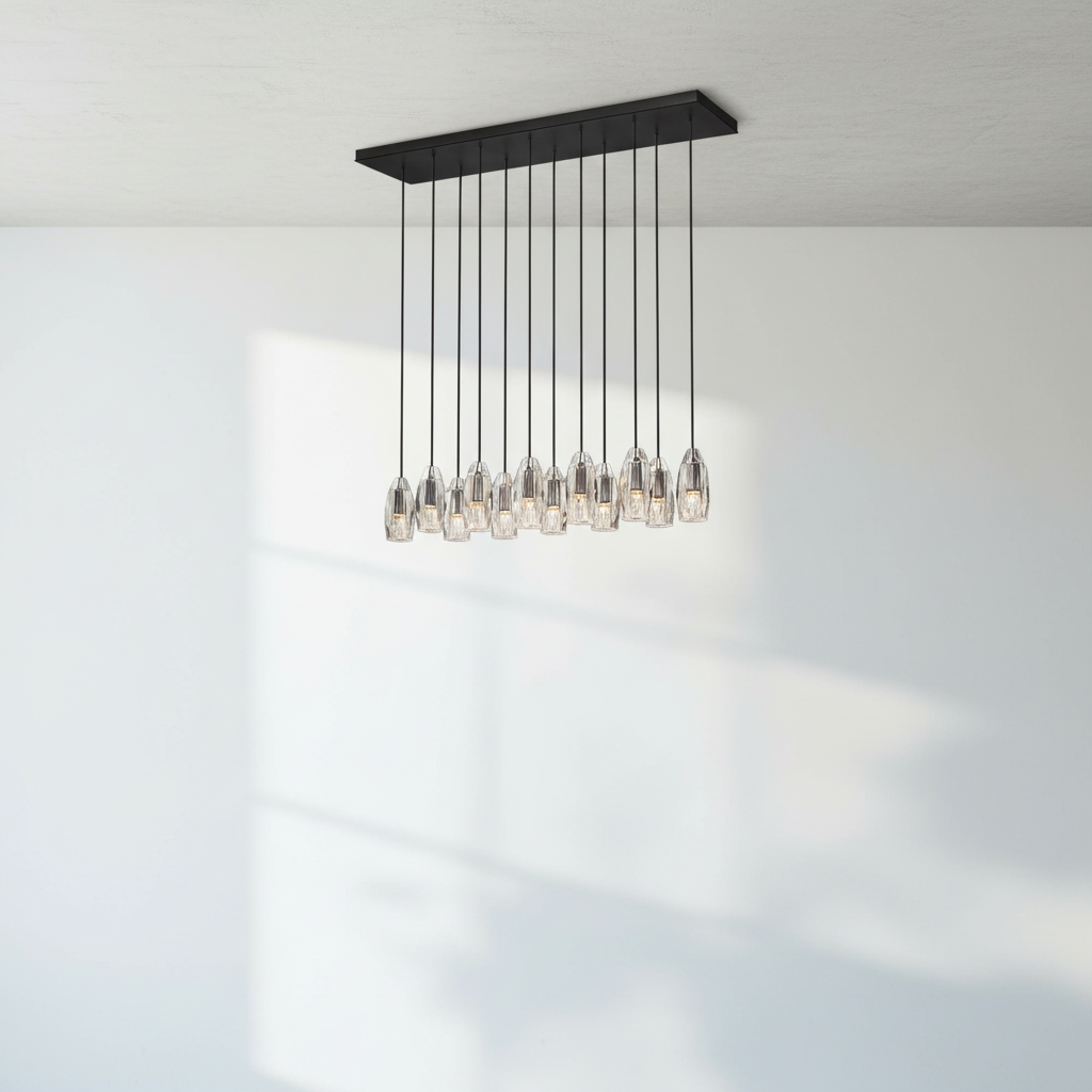 Luster Gaze Chapt Linear Chandelier - Studio Shot