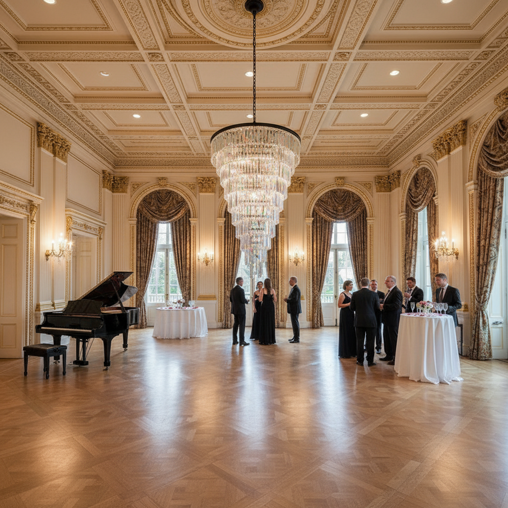 Luster Gaze Extra Large Multi-Tiered Spiral Chandelier in Black Finish - American ballroom or formal entertaining space