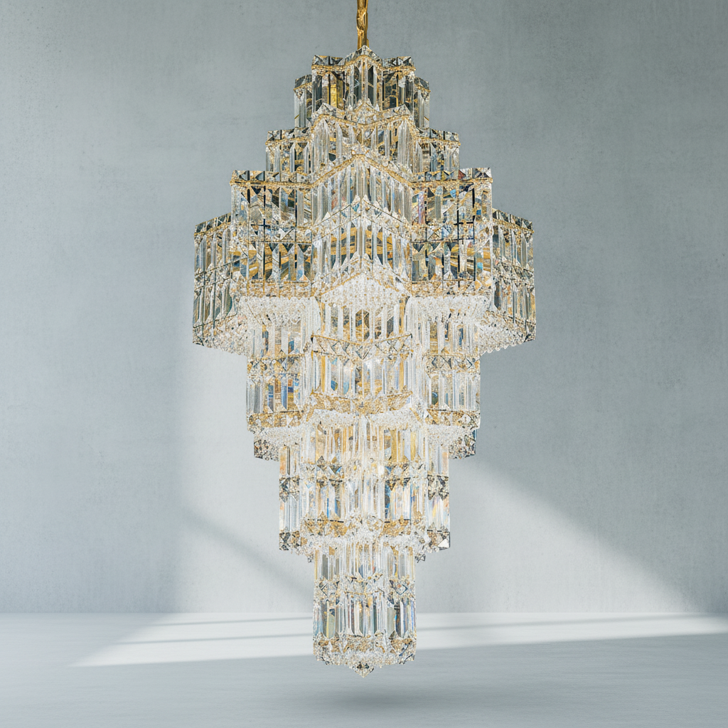 Luster Gaze Celestial Radiance Chandelier - Background Shot
