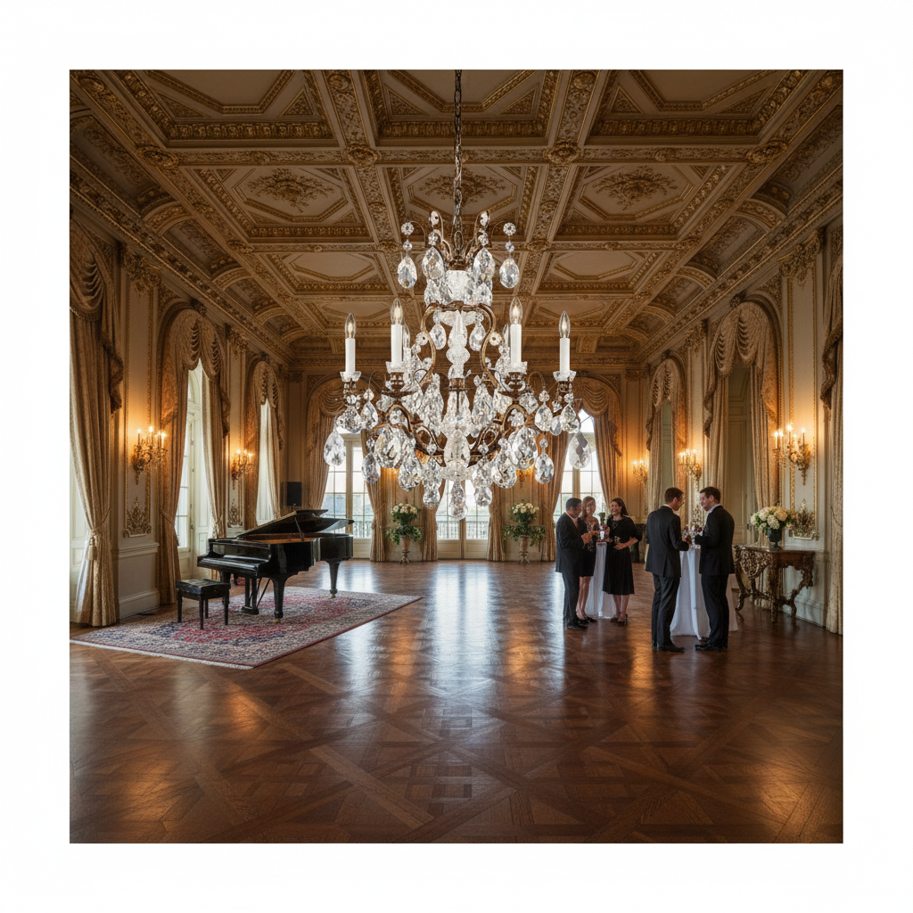 Luster Gaze Renaissance Chandelier 23" - American ballroom or formal entertaining space