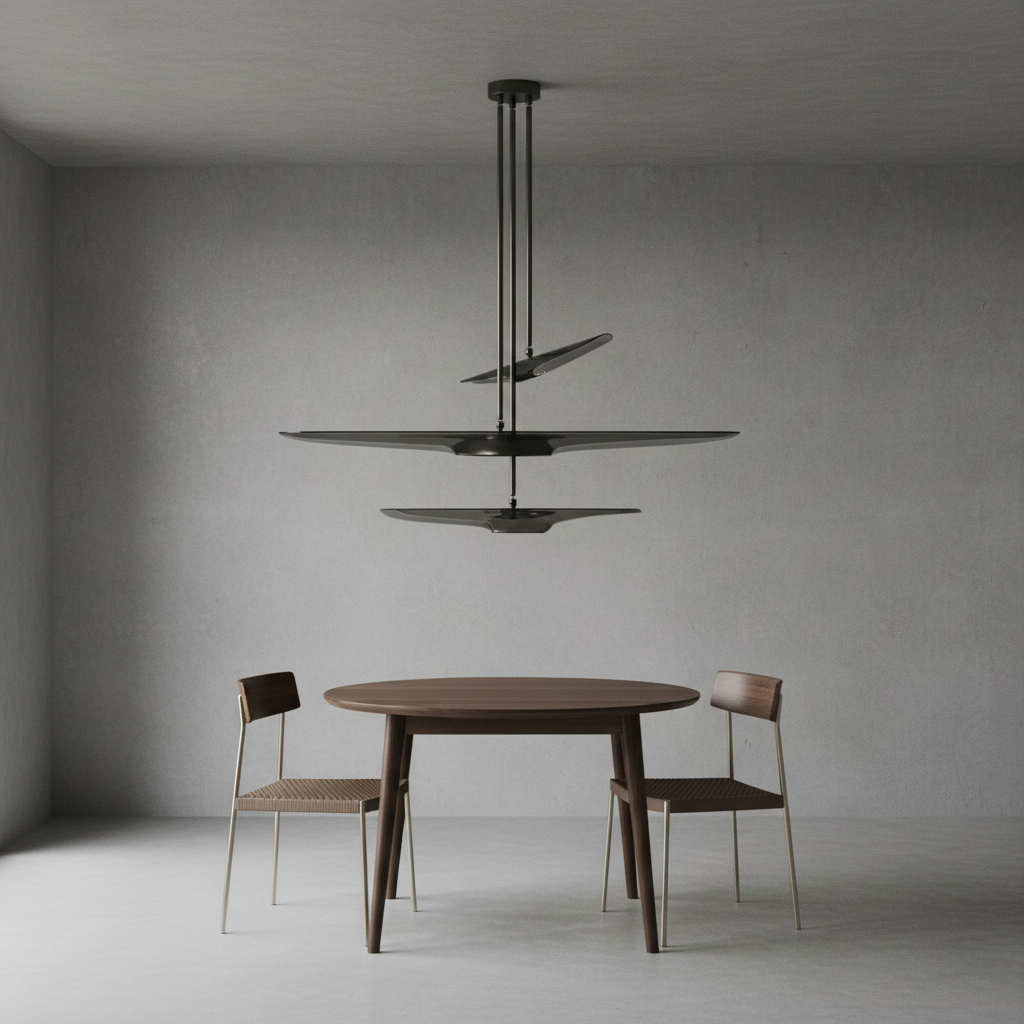Luster Gaze Aeroform Triple-Tier Chandelier - Background Shot