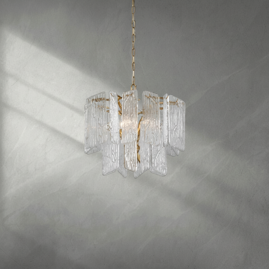 Luster Gaze Regal Radiance Tiered Chandelier - Background Shot