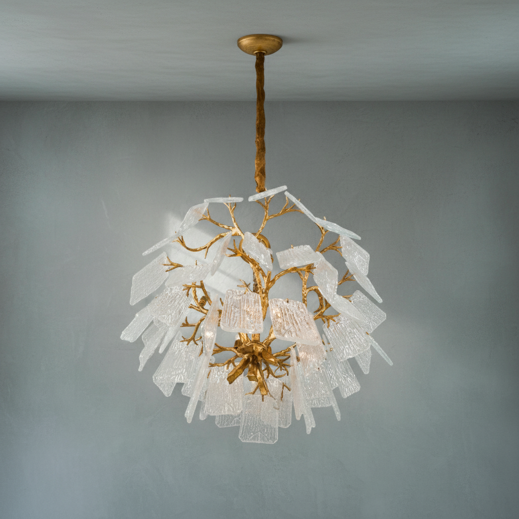 Luster Gaze Regal Radiance Tiered Chandelier - Background Shot