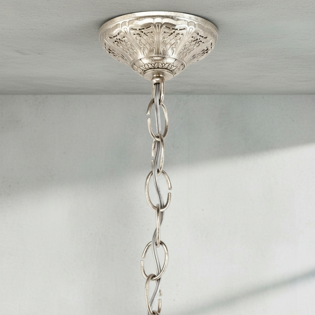Luster Gaze Regal Grandeur 6-Light Chandelier 24" - Background Shot