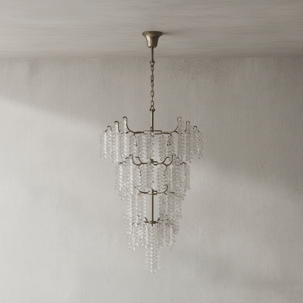 Luster Gaze Aurelian Grand Chandelier 33 Lights 76 Inches - Background Shot