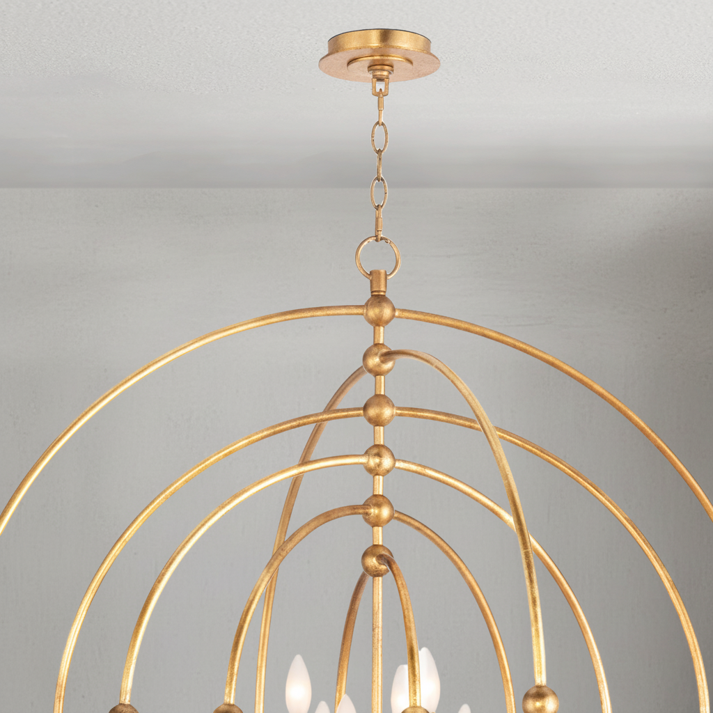 Luster Gaze Aura Sphere Grand Chandelier - Background Shot
