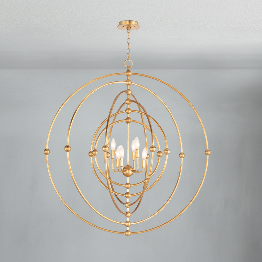 Luster Gaze Aura Sphere Grand Chandelier - Background Shot