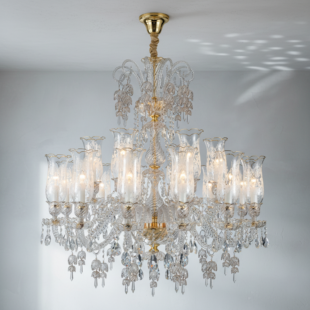 Luster Gaze  Garnier 18 Light Chandelier - Studio Shot