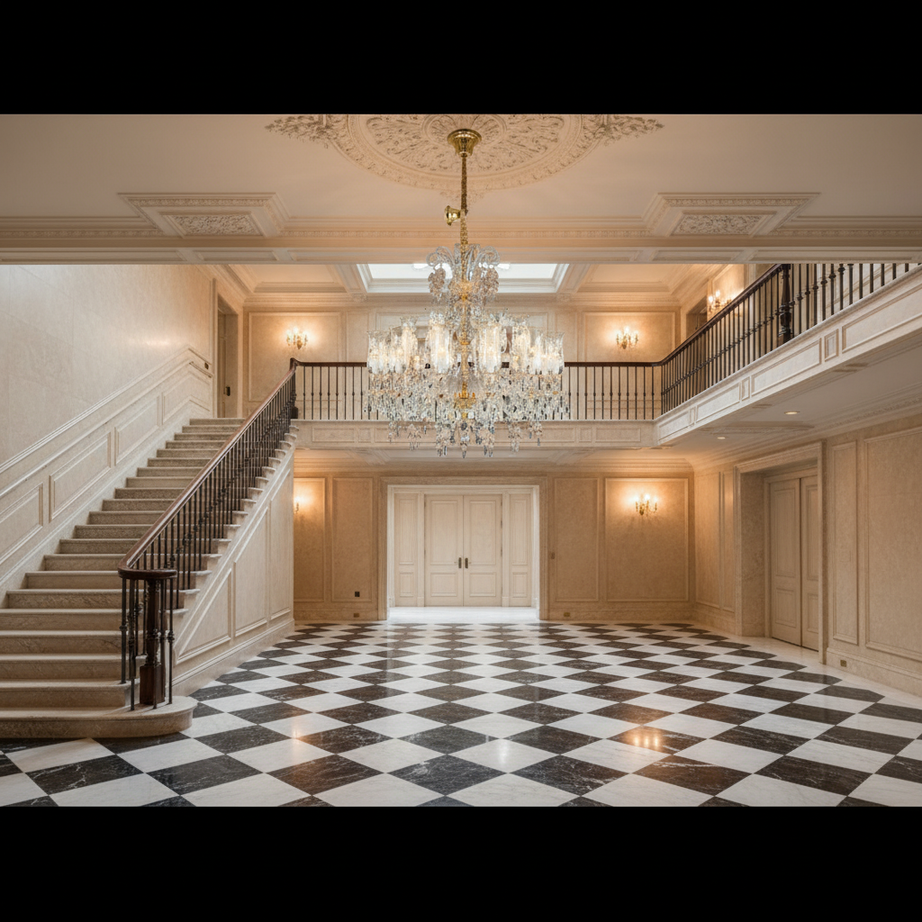 Luster Gaze  Garnier 18 Light Chandelier - Scene