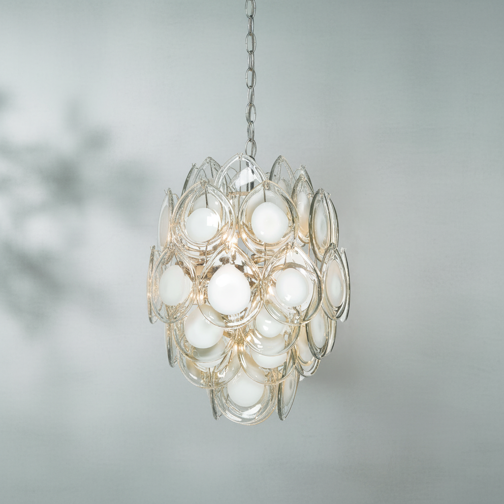 Luster Gaze Ethereal Cascade Chandelier - Background Shot