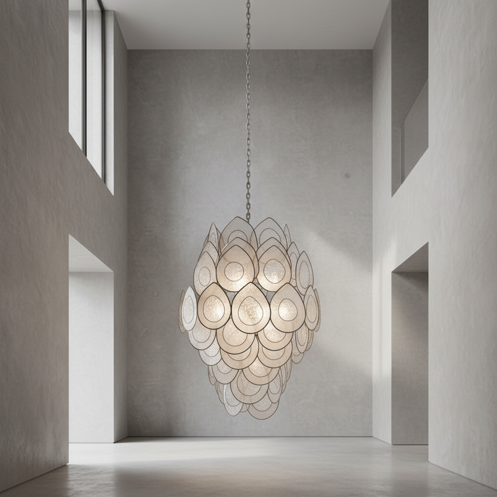 Luster Gaze Opulent Radiance 8-Light Chandelier - Background Shot