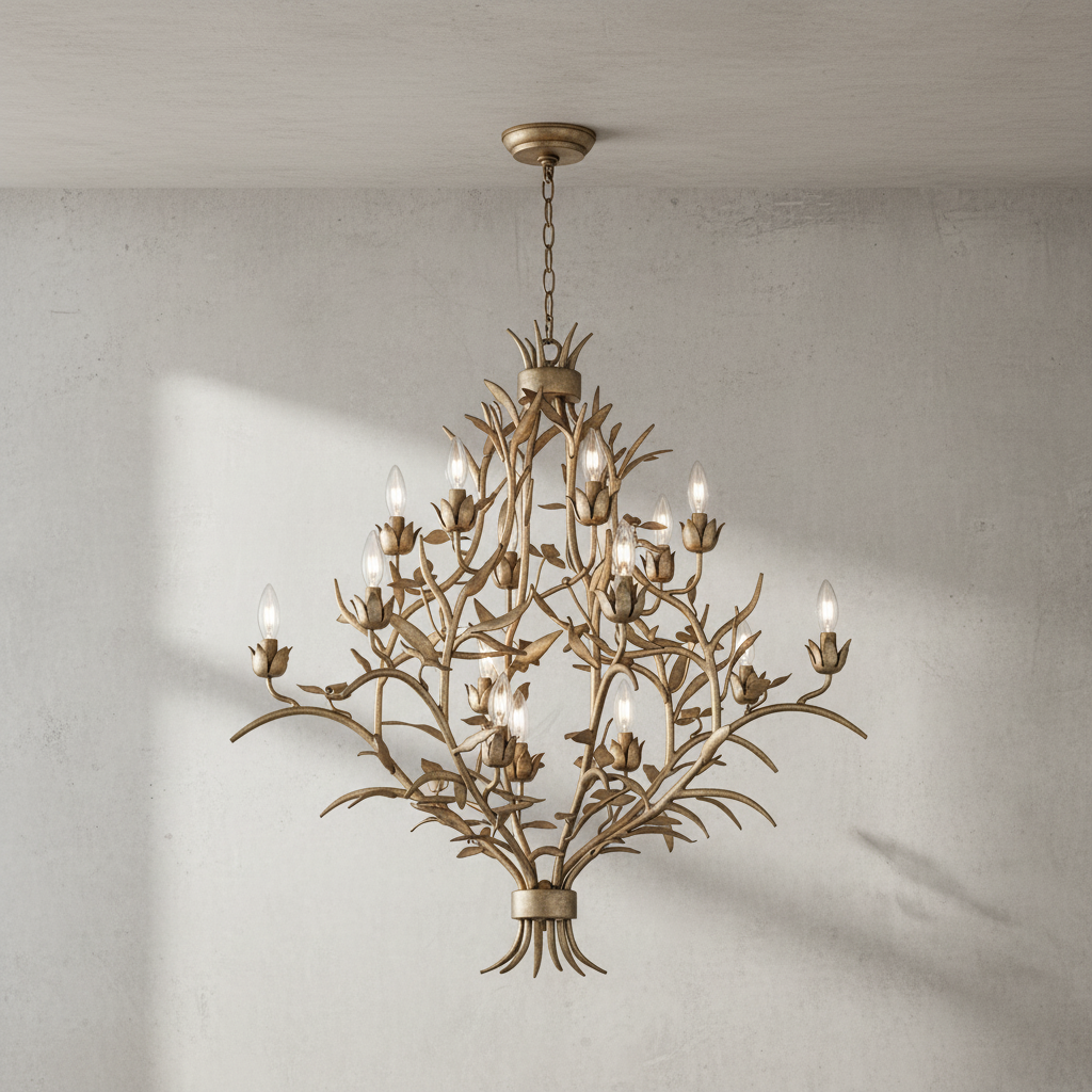 Luster Gaze Verdant Canopy 15-Light Chandelier - Background Shot