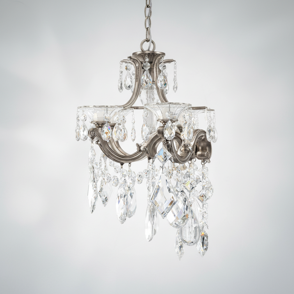 Luster Gaze Regal Bloom Grand Chandelier - Background Shot