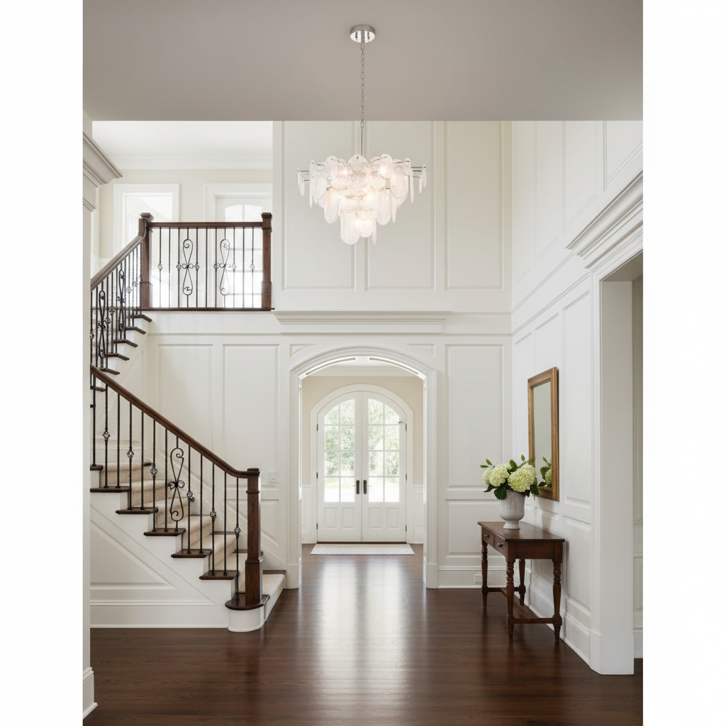 Luster Gaze Lyrica Chandelier - Scene