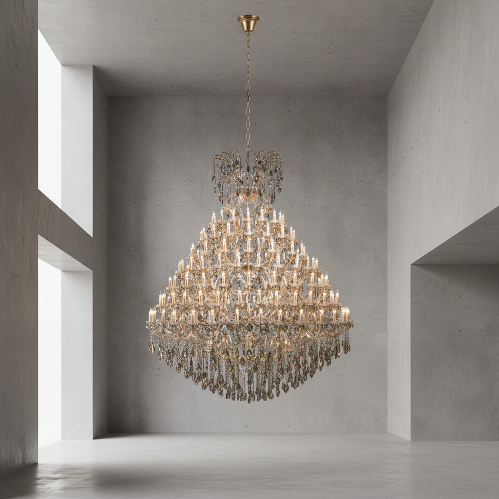 Luster Gaze Majestic Grandeur 176-Light Chandelier - Background Shot