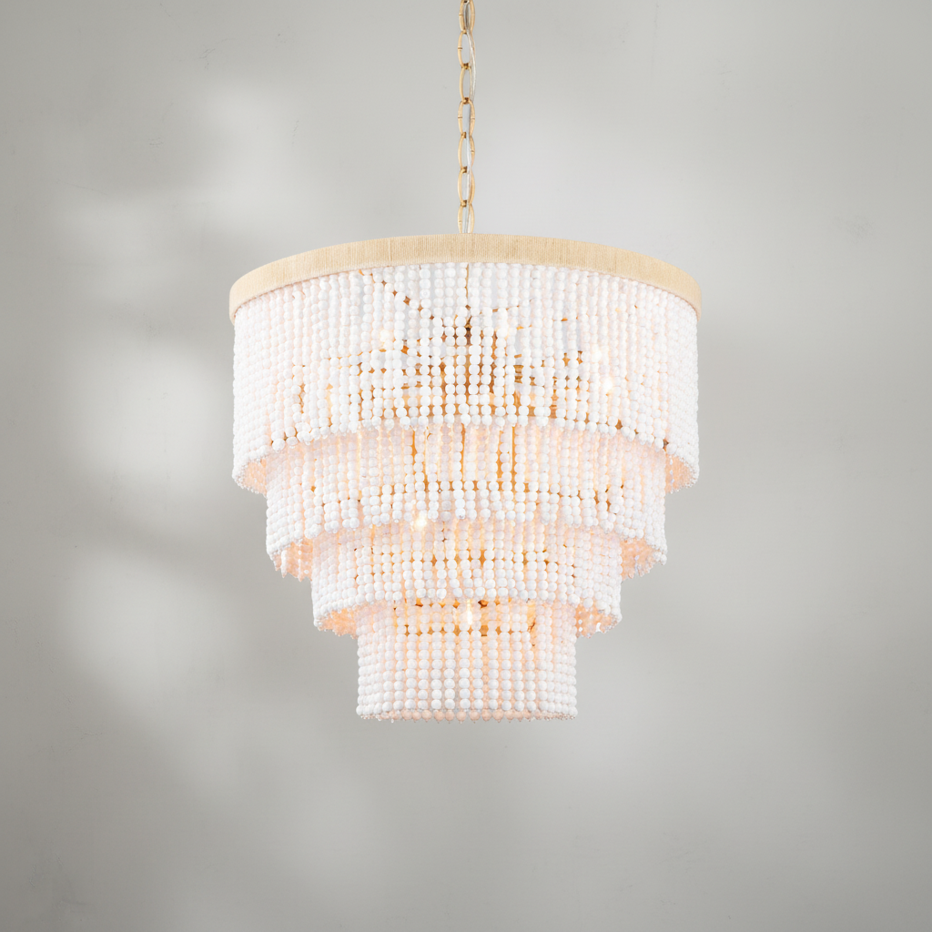 Luster Gaze Coastal Radiance Tiered Chandelier - Background Shot