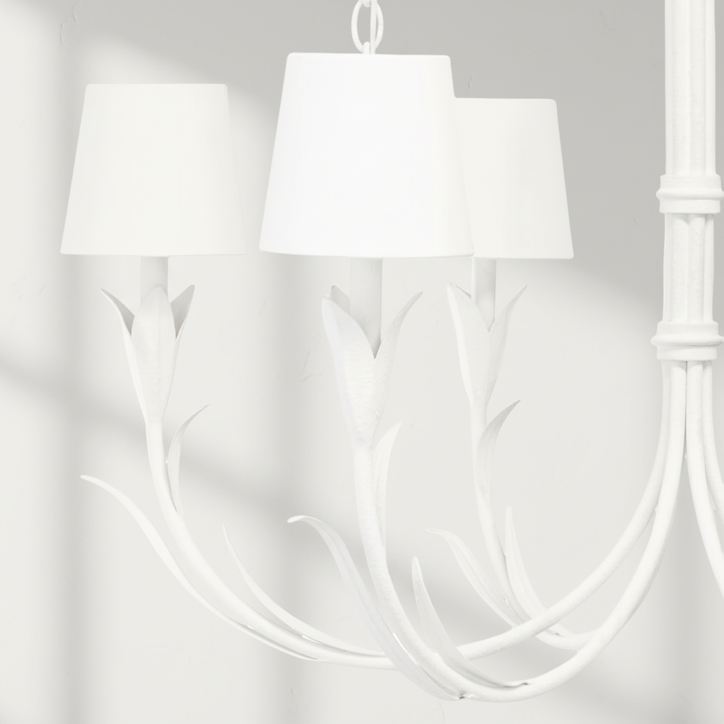 Luster Gaze Verdant Spire 6-Light Chandelier - Background Shot