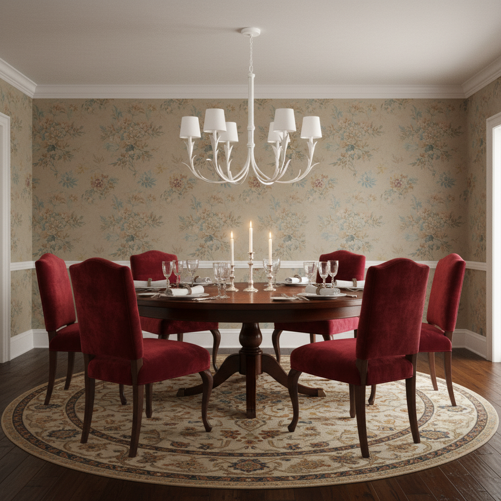 Luster Gaze Verdant Spire 6-Light Chandelier - formal American dining room