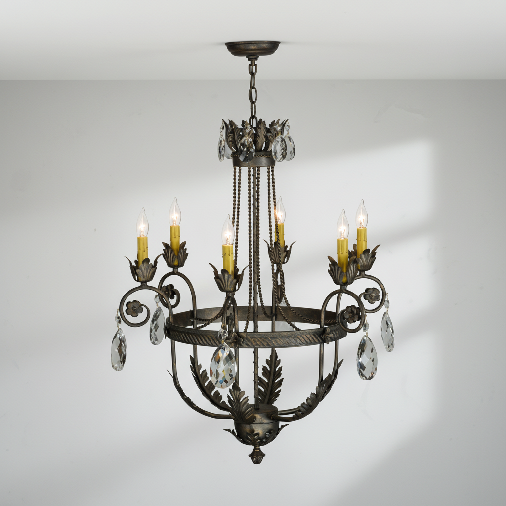 Luster Gaze Antonia Grandeur 6-Light Chandelier - Background Shot