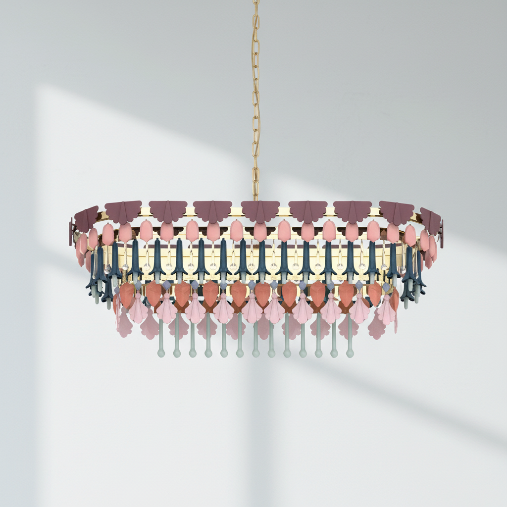 Luster Gaze Lladro Seasons Chandelier Oval - Studio Shot