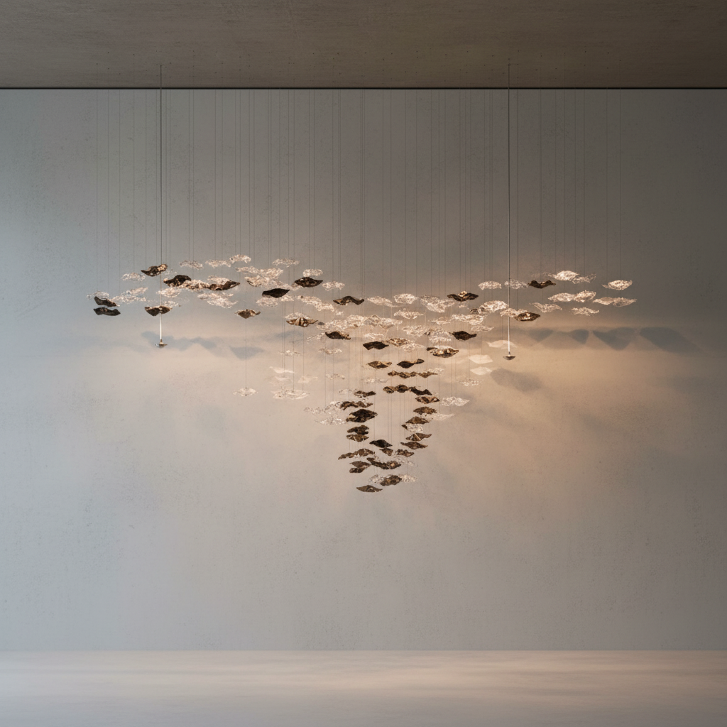 Luster Gaze Coastal Grandeur LED Chandelier - Background Shot