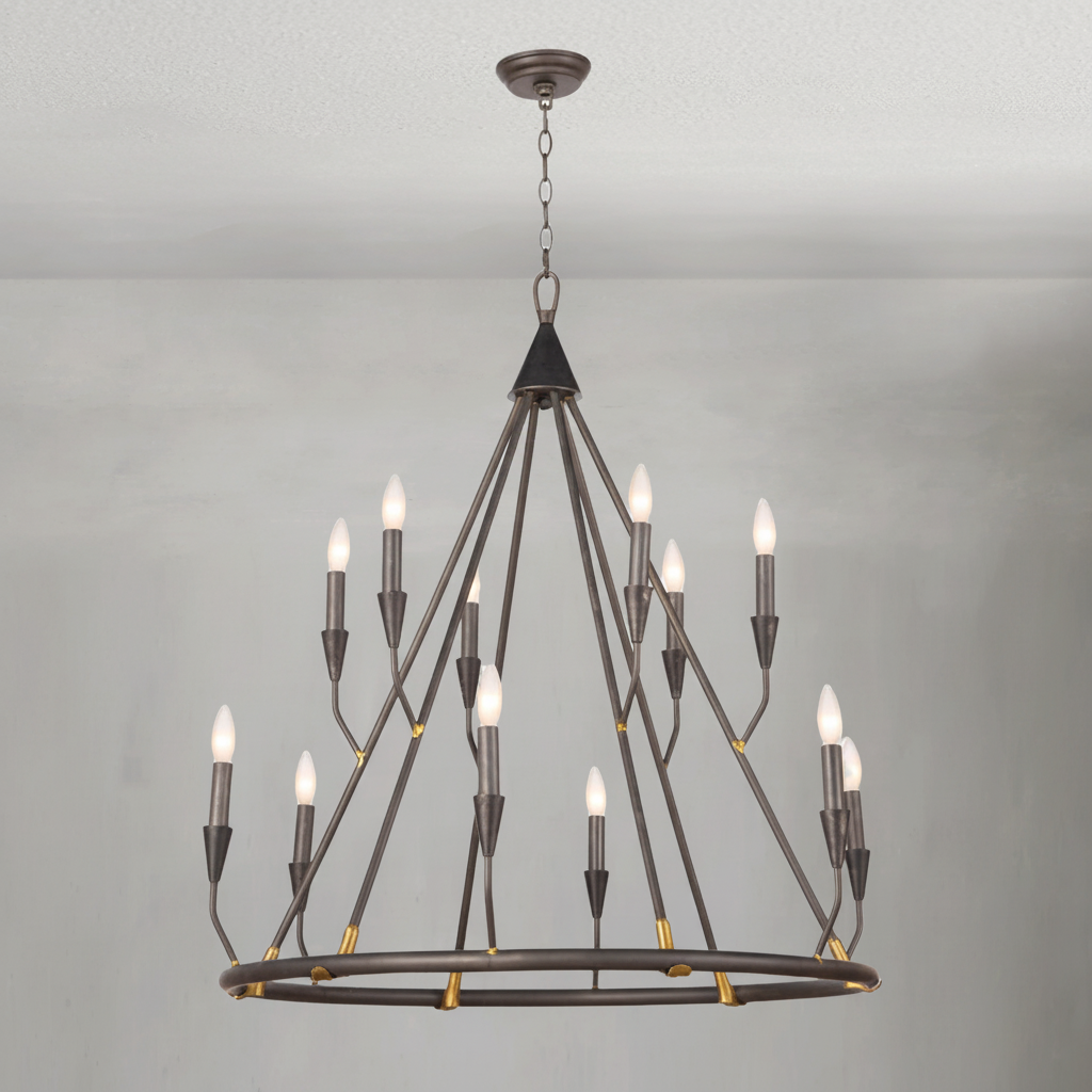 Luster Gaze Zinnelle Chandelier - Studio Shot