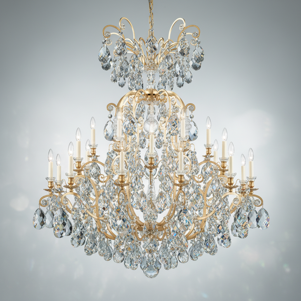 Luster Gaze Renaissance Chandelier 45" - Studio Shot