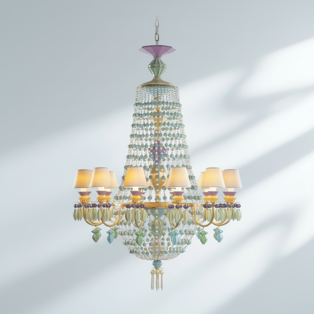 Luster Gaze Hermitage Cote d'Azur 12-Light Chandelier - Studio Shot