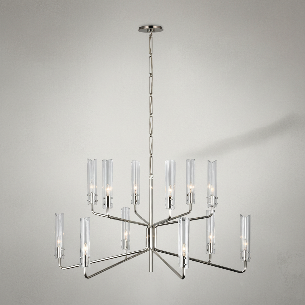 Luster Gaze Stellar Radiance Two-Tier Chandelier - Background Shot