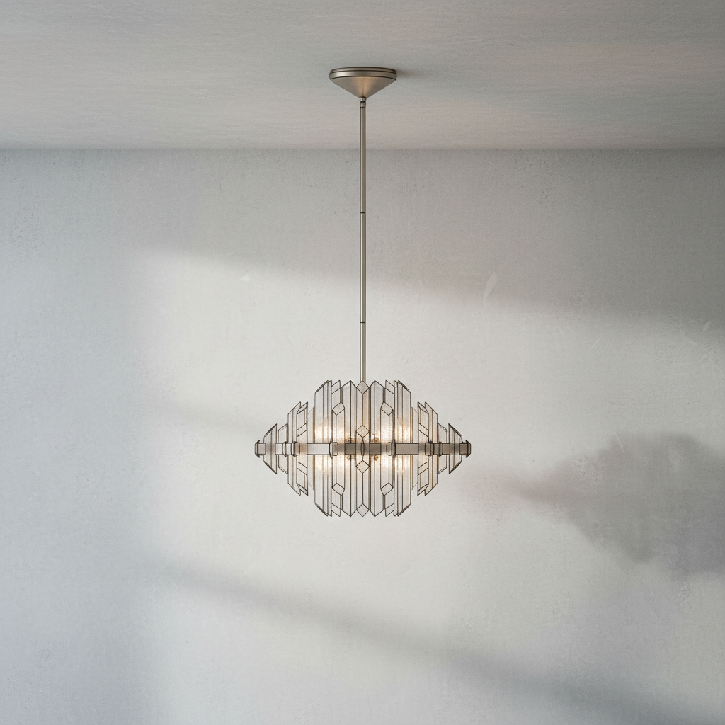 Luster Gaze Prism Radiance 1-Light LED Chandelier - Background Shot