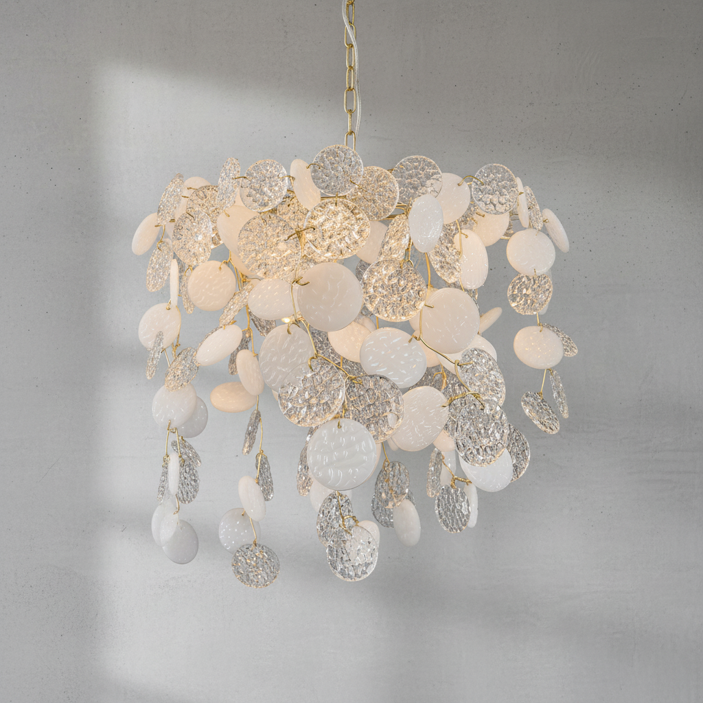 Luster Gaze Verdant Bloom Oval Chandelier - Background Shot