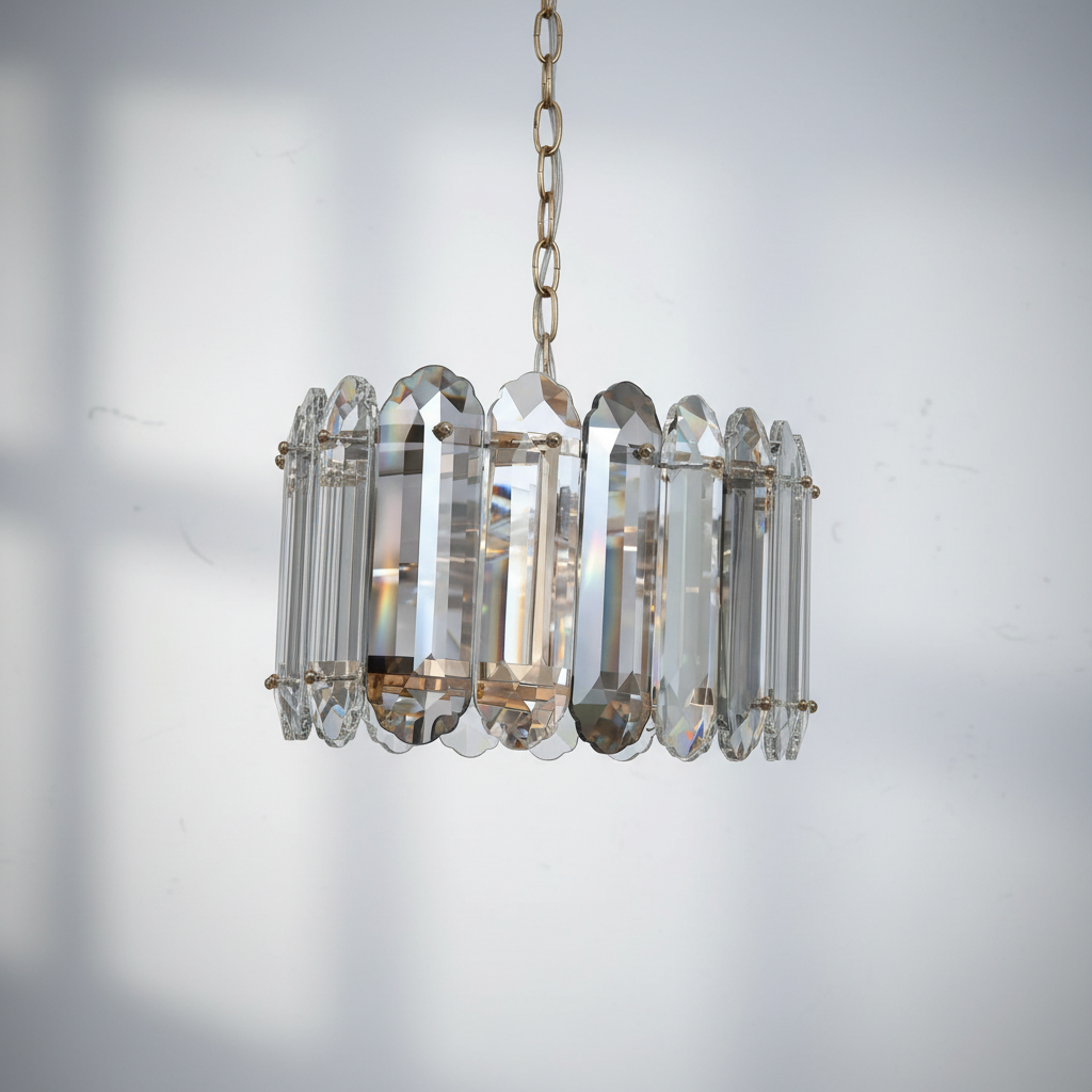 Luster Gaze Radiant Aura Crystal Chandelier - Background Shot