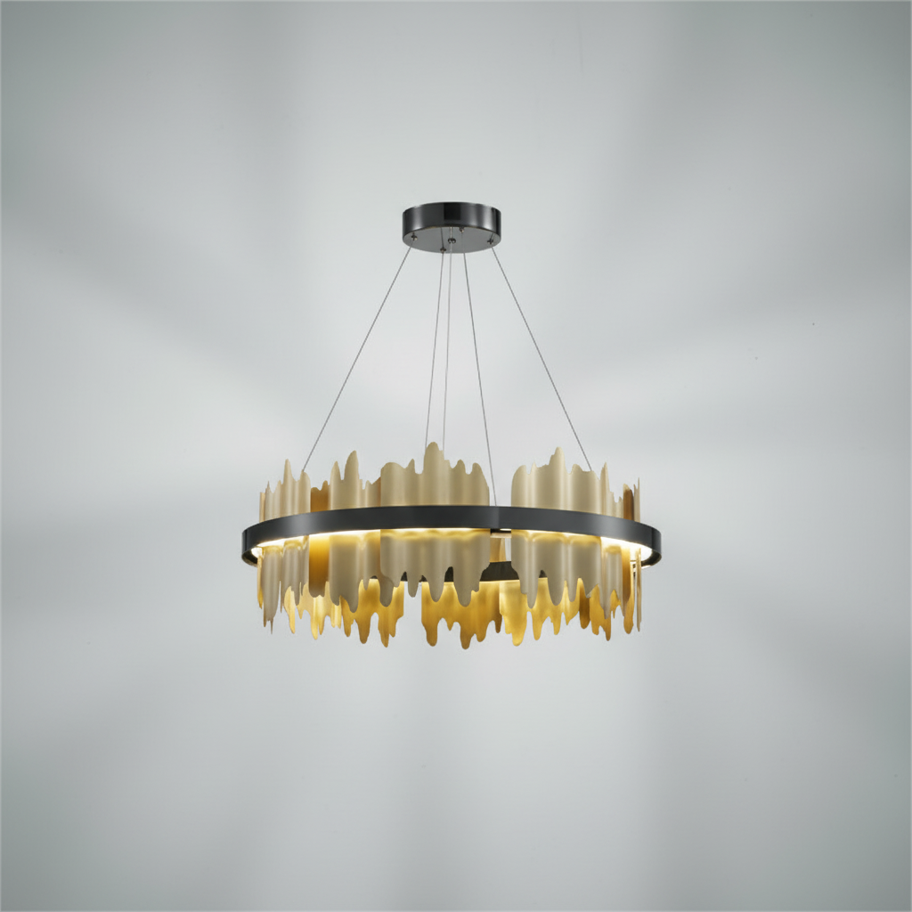 Luster Gaze Modern Round Chandelier - Studio Shot