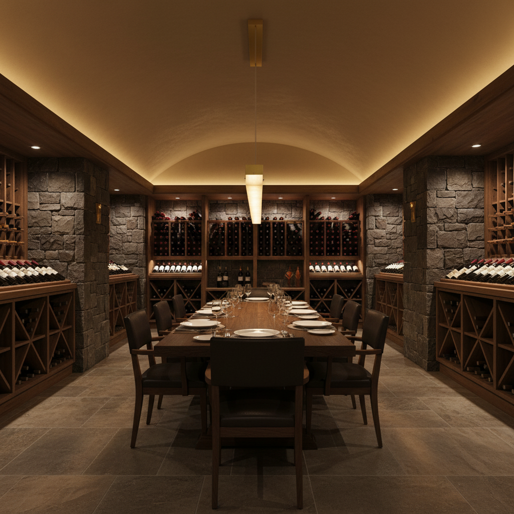 Luster Gaze Alabaster Simple Linear Kitchen Island Chandelier - elegant American wine cellar dining room