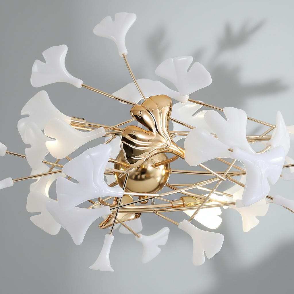Luster Gaze Verdant Canopy Cascading Chandelier - Background Shot