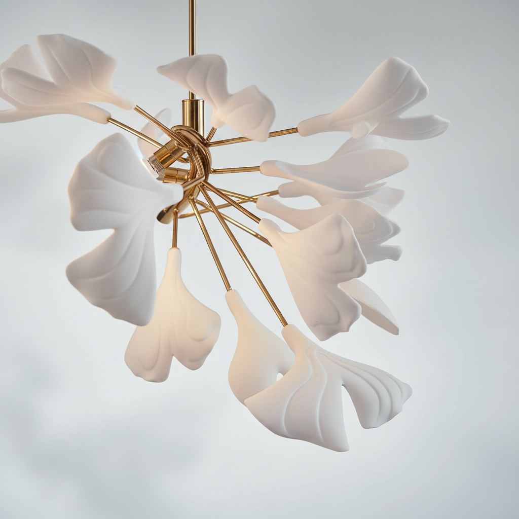 Luster Gaze Verdant Canopy Cascading Chandelier - Background Shot