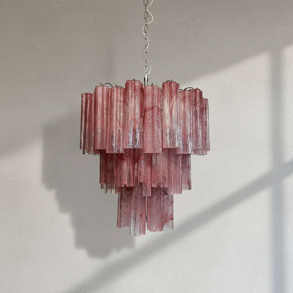 Luster Gaze Venetian Alabaster Bloom Chandelier - Background Shot