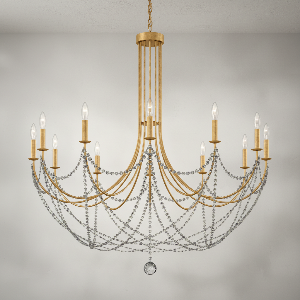 Luster Gaze  Verdana Chandelier - Studio Shot