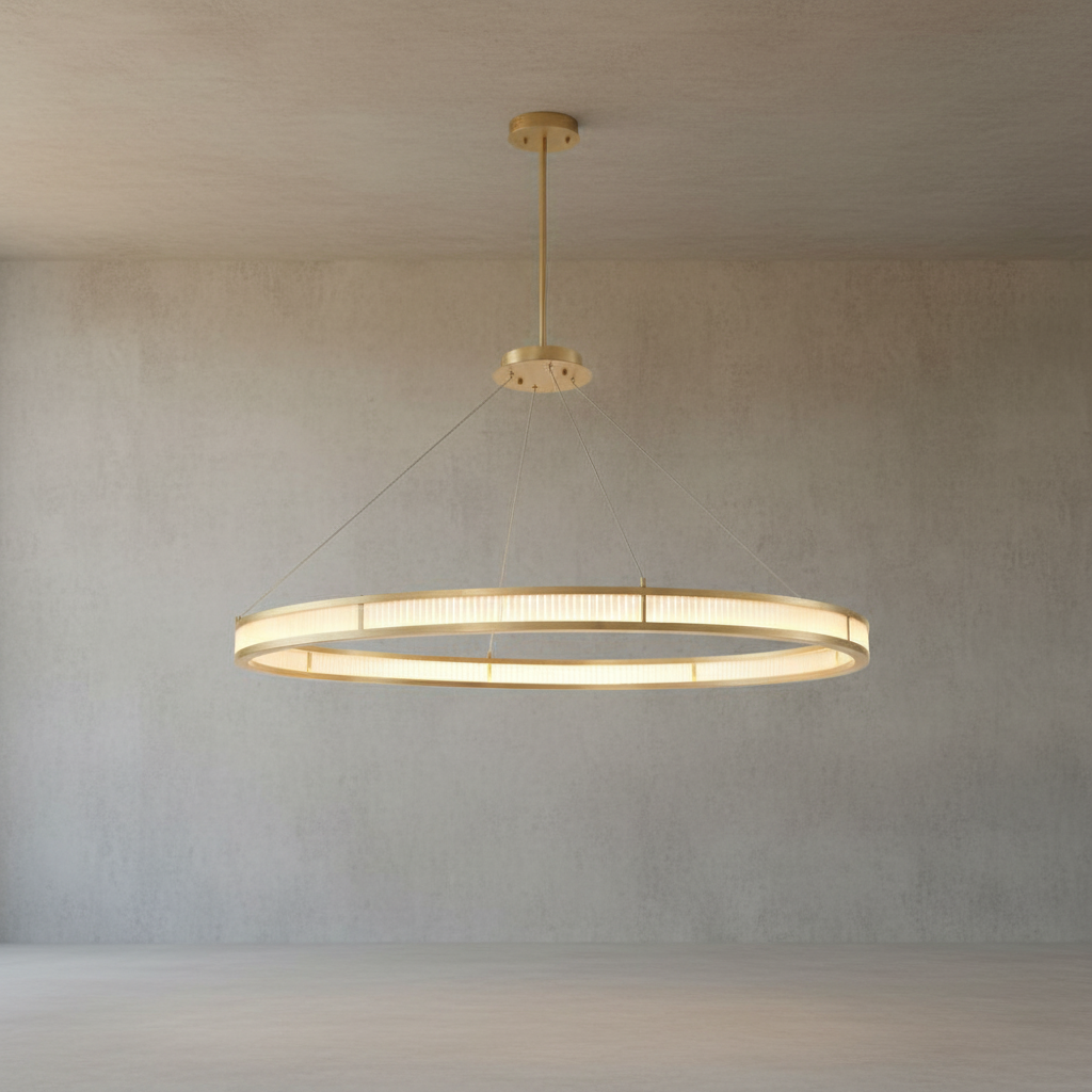 Luster Gaze Deco Radiance Grand Chandelier - Background Shot