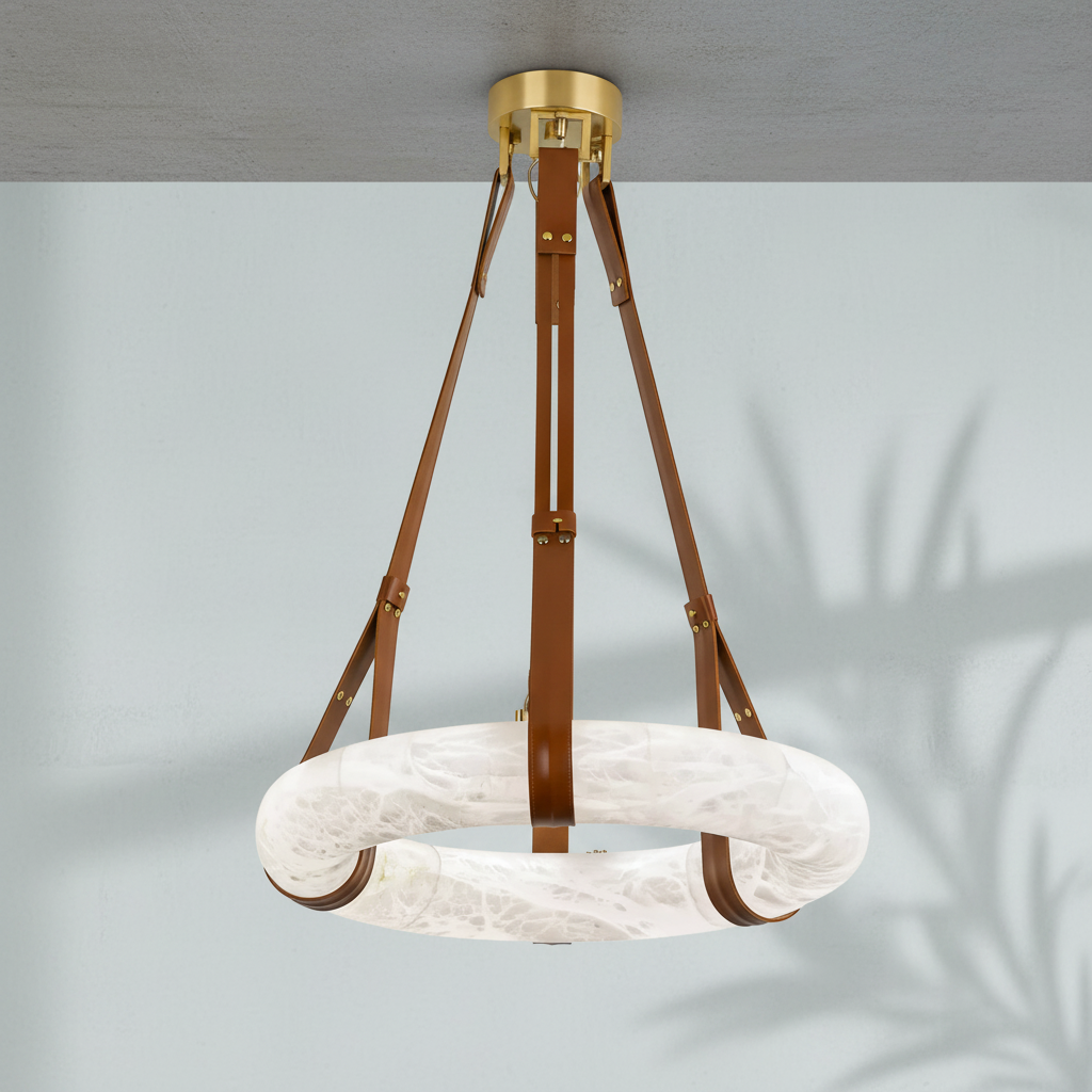 Luster Gaze Oslo Alabaster Chandelier - Studio Shot