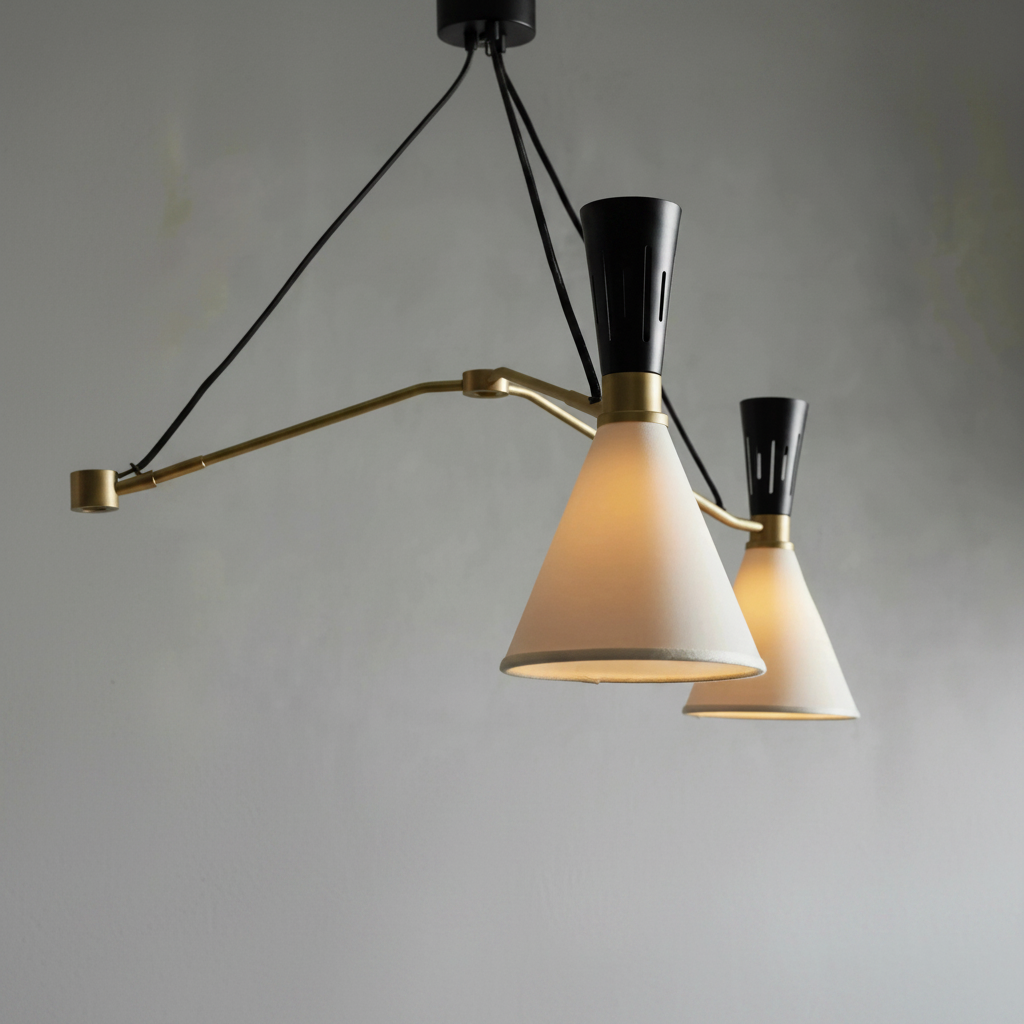Luster Gaze Rue de Lumière 3-Light Round Chandelier - Background Shot