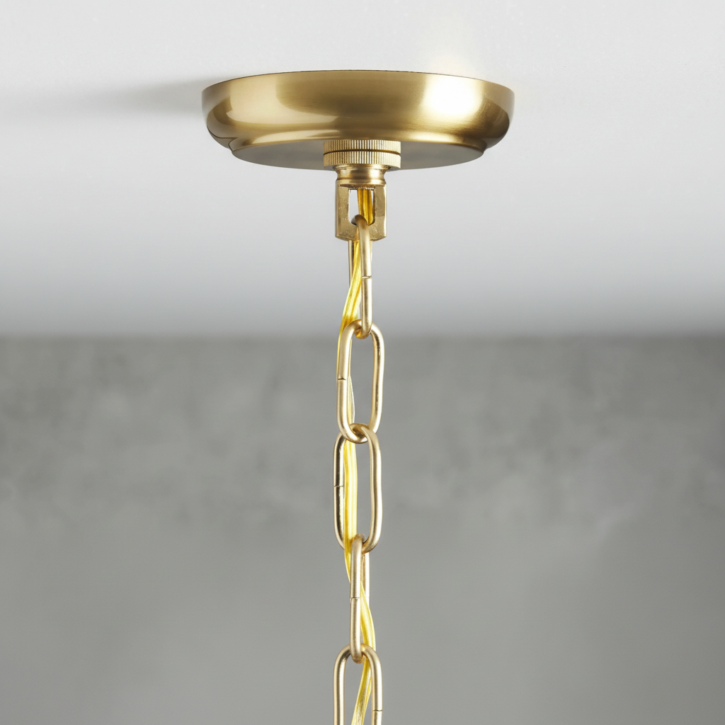 Luster Gaze Bloom Radiance Round Chandelier - Background Shot