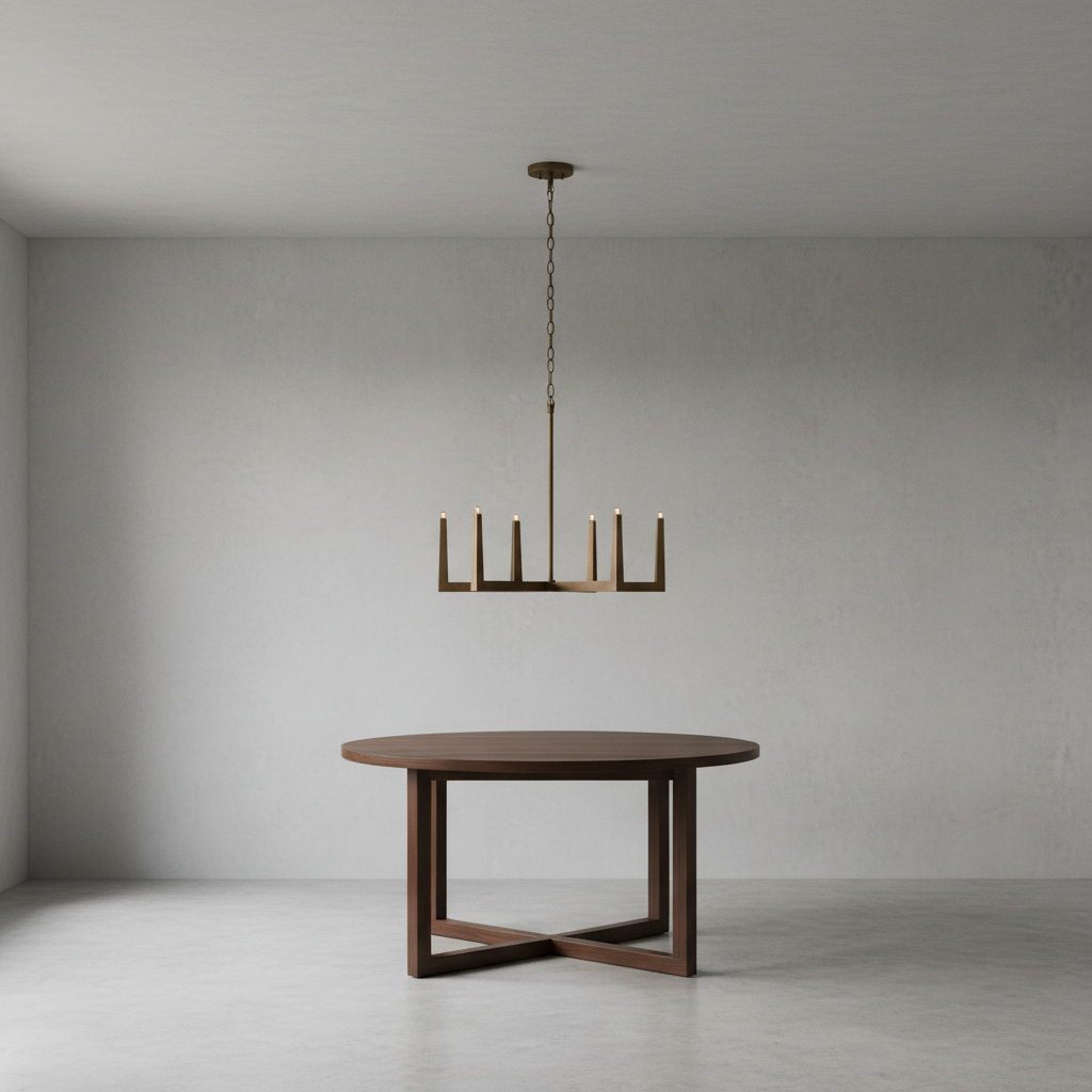 Luster Gaze Geometric Horizon Linear Chandelier - Background Shot