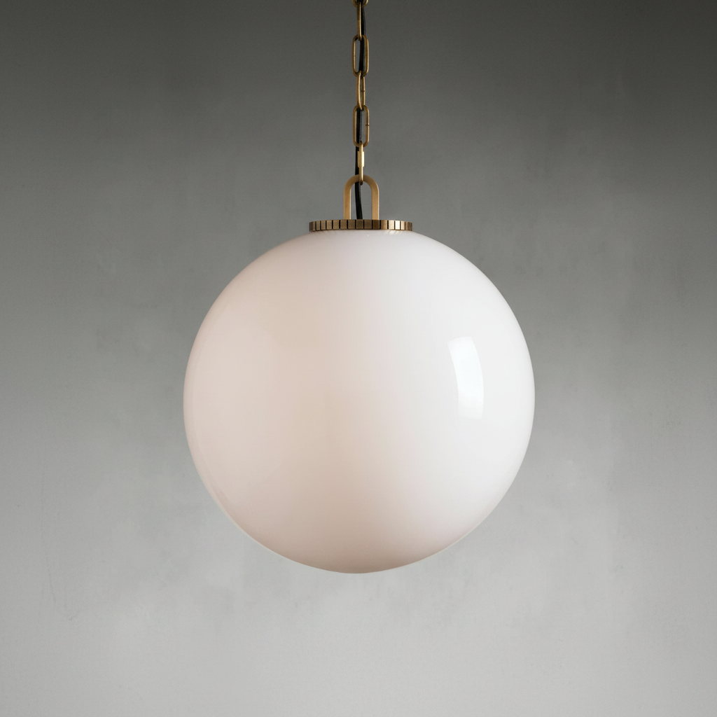 Luster Gaze Celestial Orb Globe Pendant - Background Shot