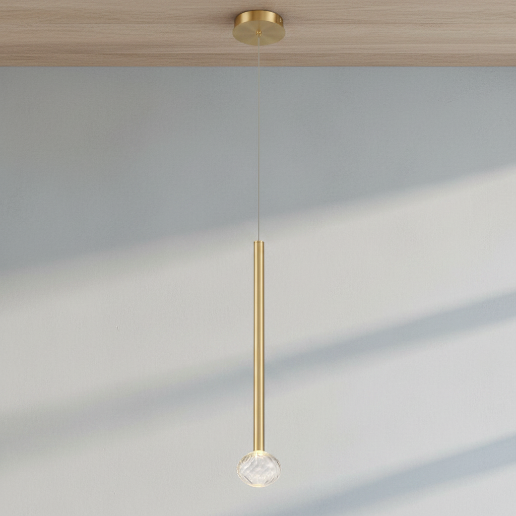 Luster Gaze Aura Droplet LED Pendant - Background Shot