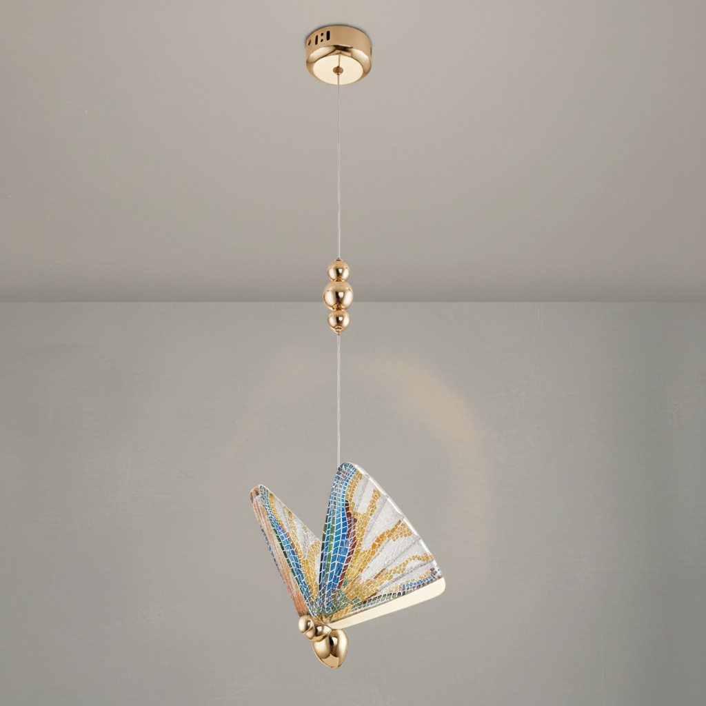 Luster Gaze Fluttering Radiance LED Pendant Light - Background Shot