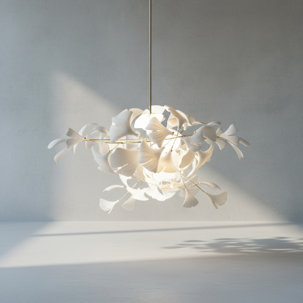 Luster Gaze Ginkgo Canopy Branch Chandelier - Background Shot