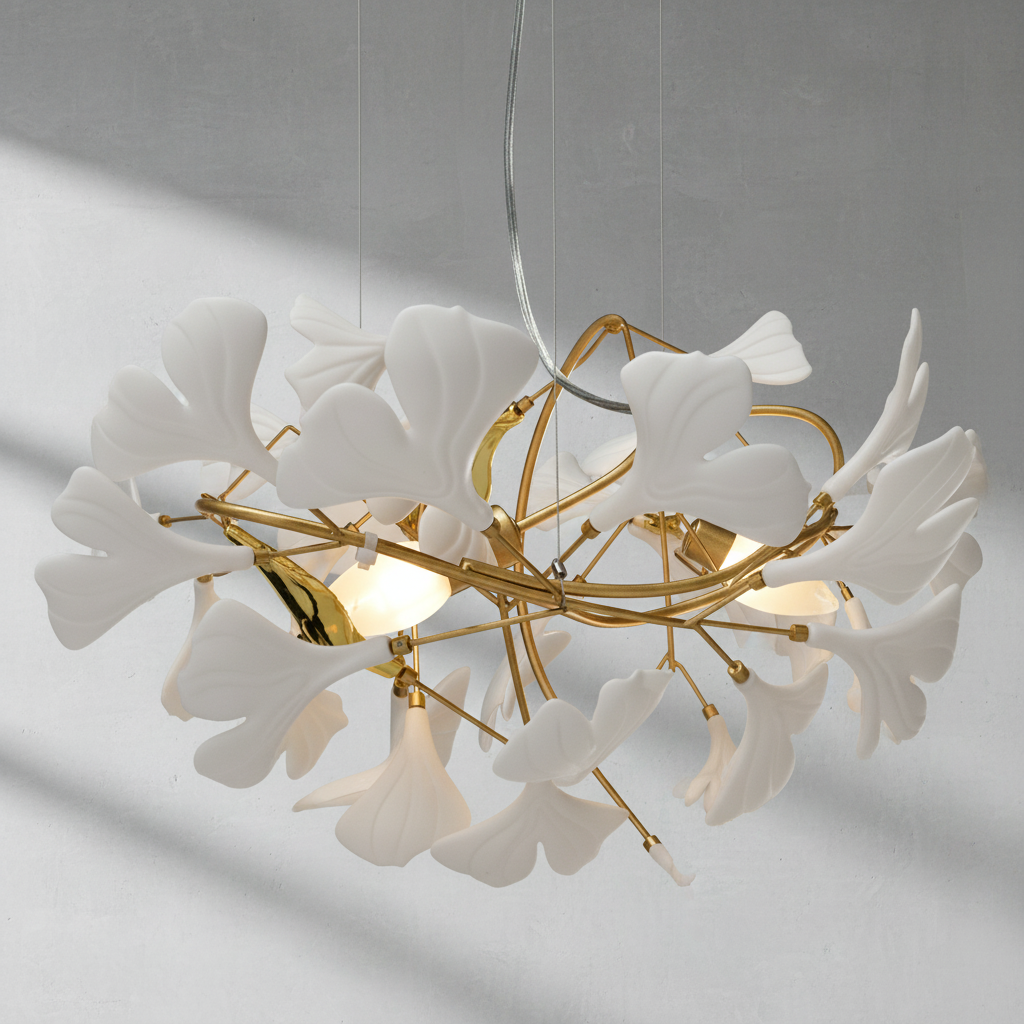 Luster Gaze Ginkgo Canopy Branch Chandelier - Background Shot